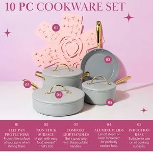 Paris Hilton Cookware Bundle!! New in boxes!!